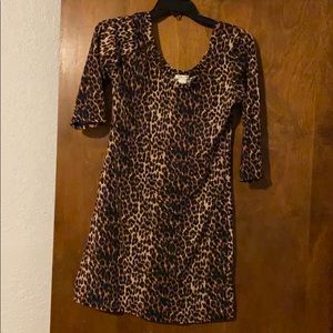 Bozzolo Animal Print Sexy Mini Dress SZ 1X